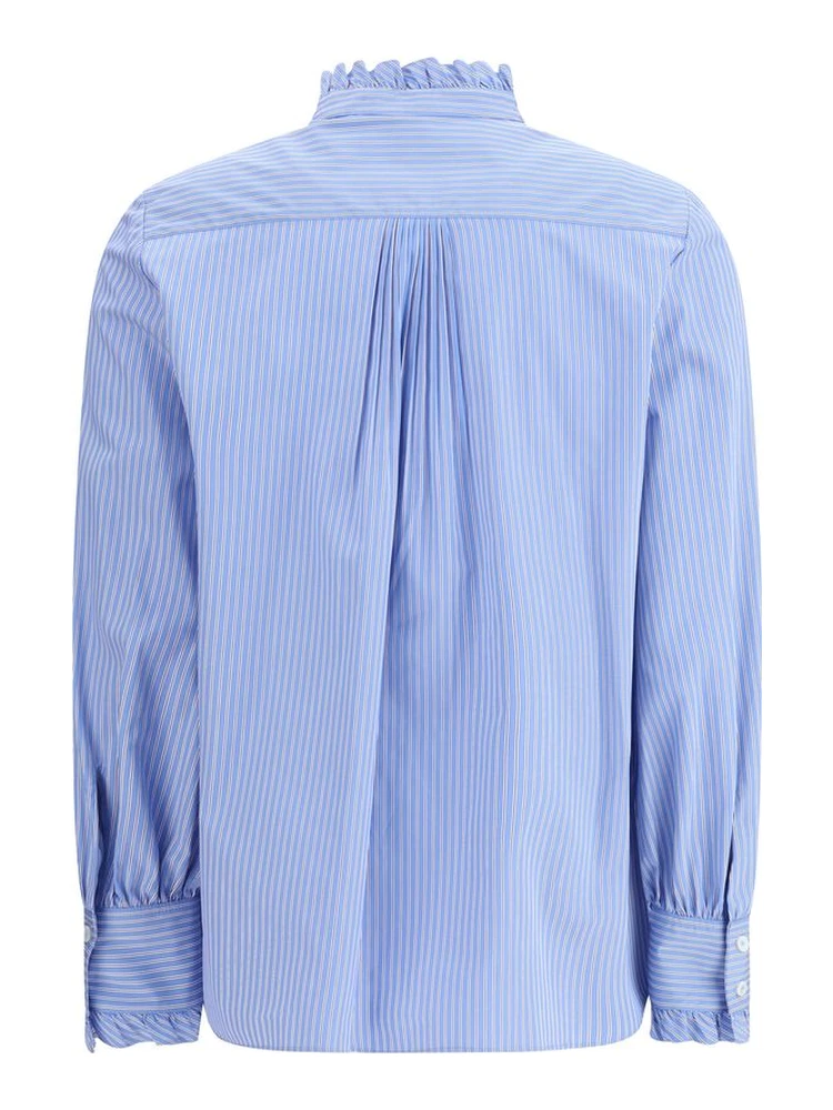 Blue Cotton Pattern Shirt alternative