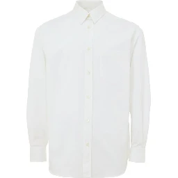 White Cotton Dress Shirt