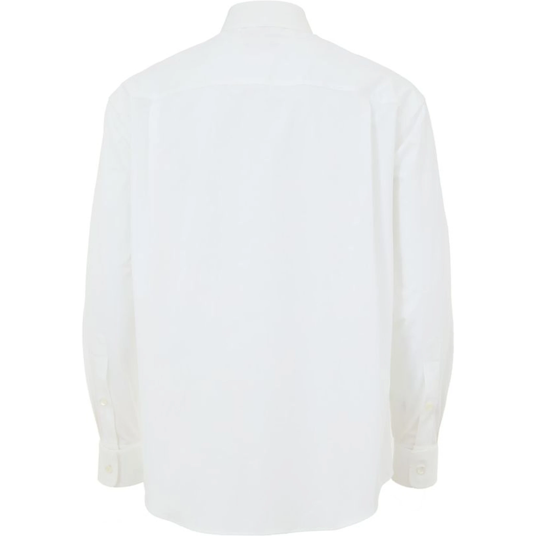 White Cotton Dress Shirt