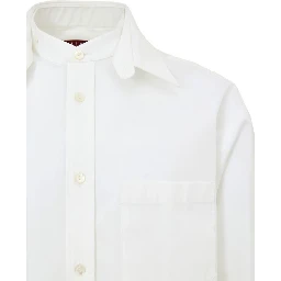 White Cotton Dress Shirt