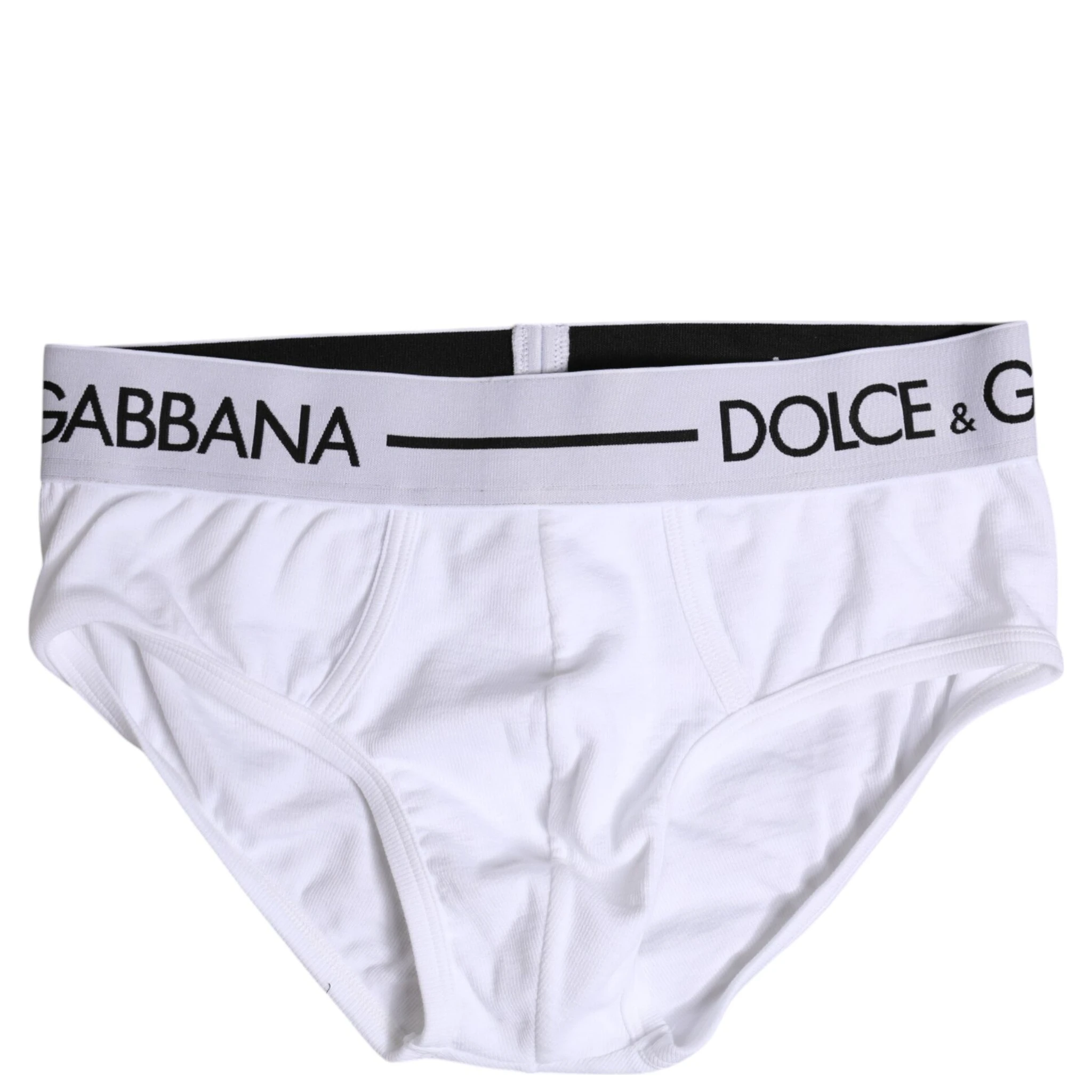 White Cotton Stretch Regular Brief Underwear