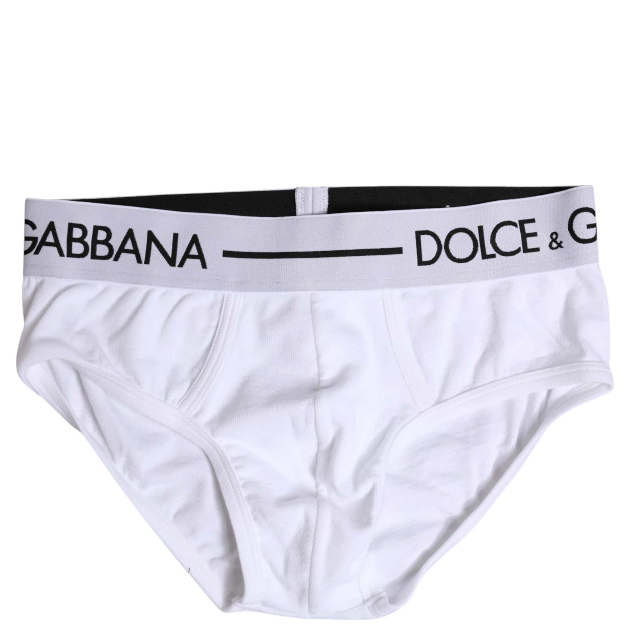 White Cotton Stretch Regular Brief Underwear