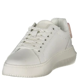 White Leather Women Sneaker