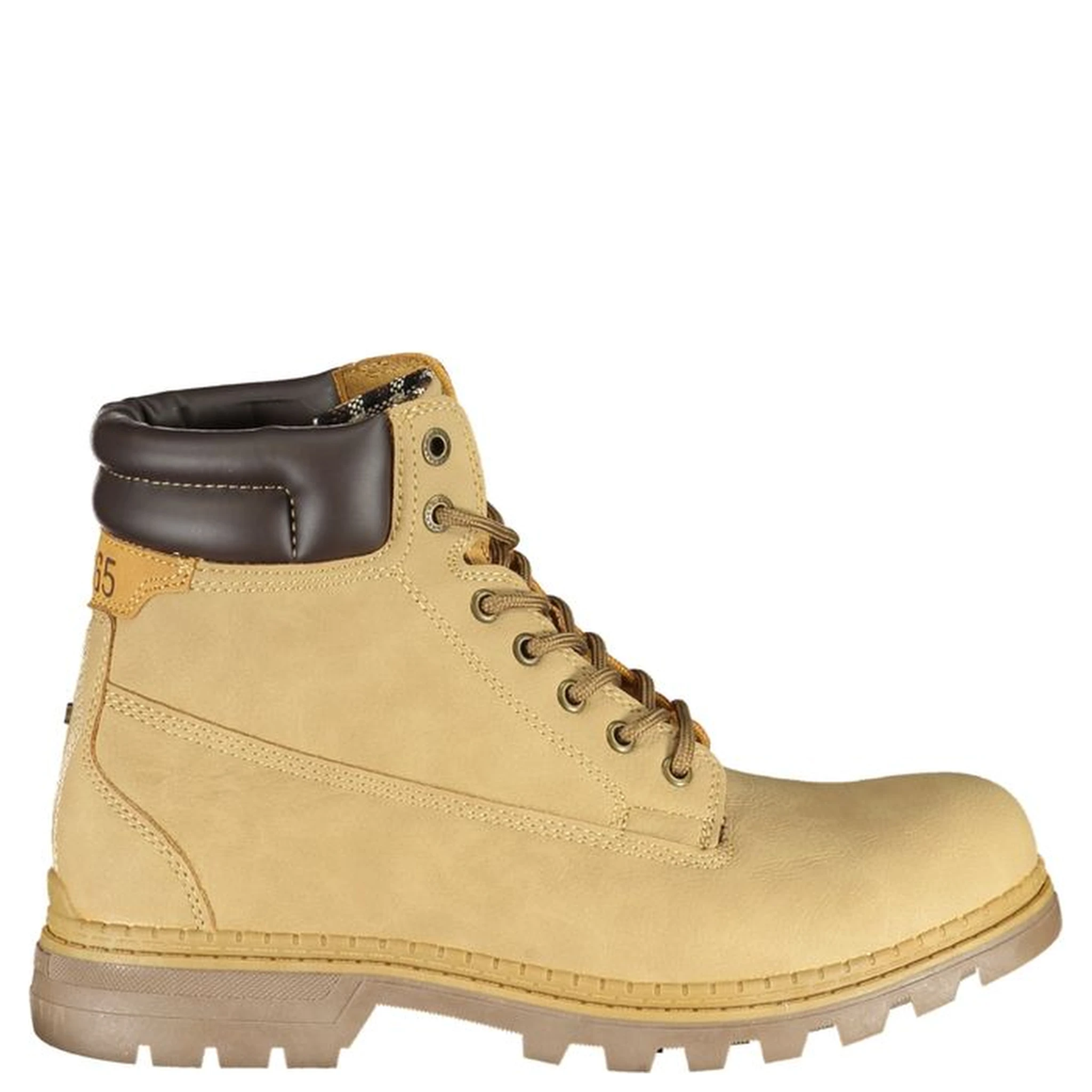 Beige Polyurethane Women Ankle Boot