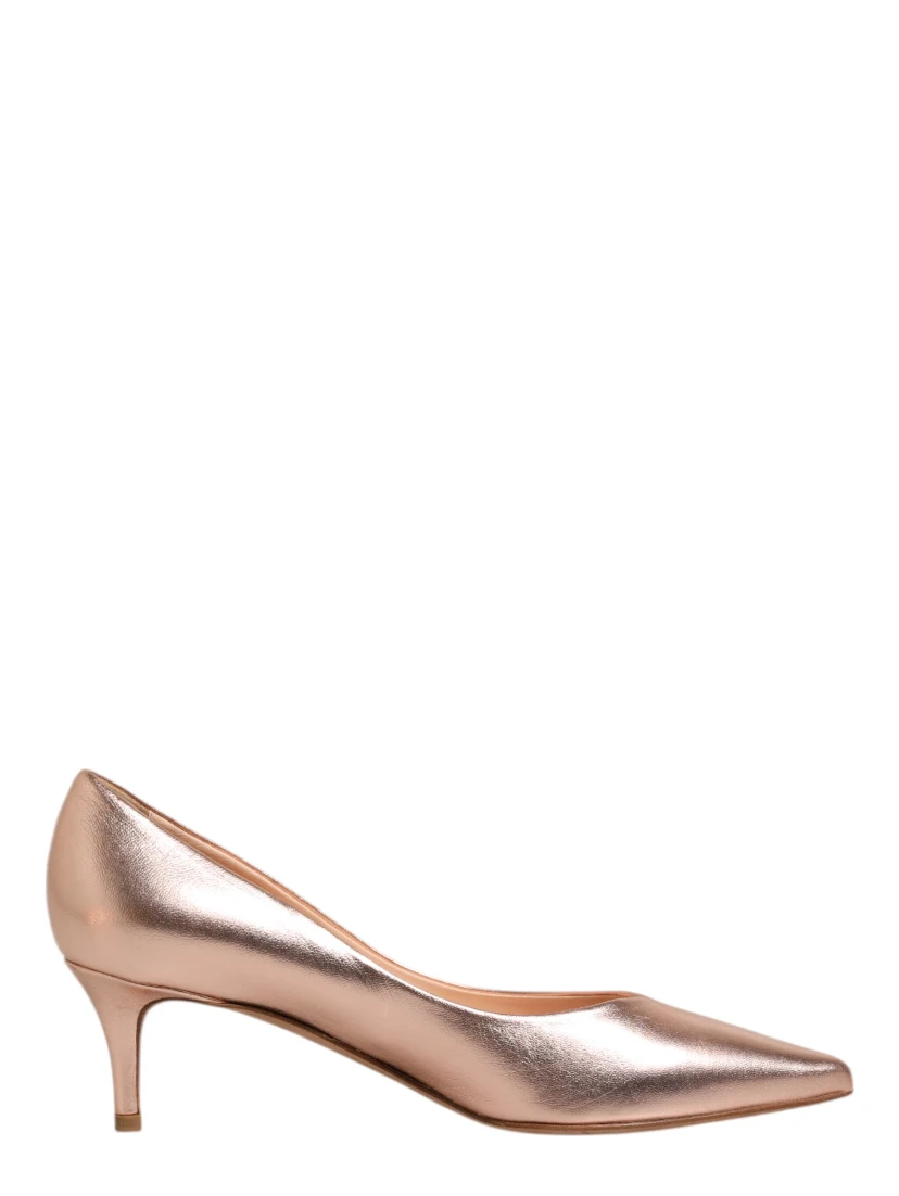 Pink Leather Pumps Stiletto Heels Slip On Shoes