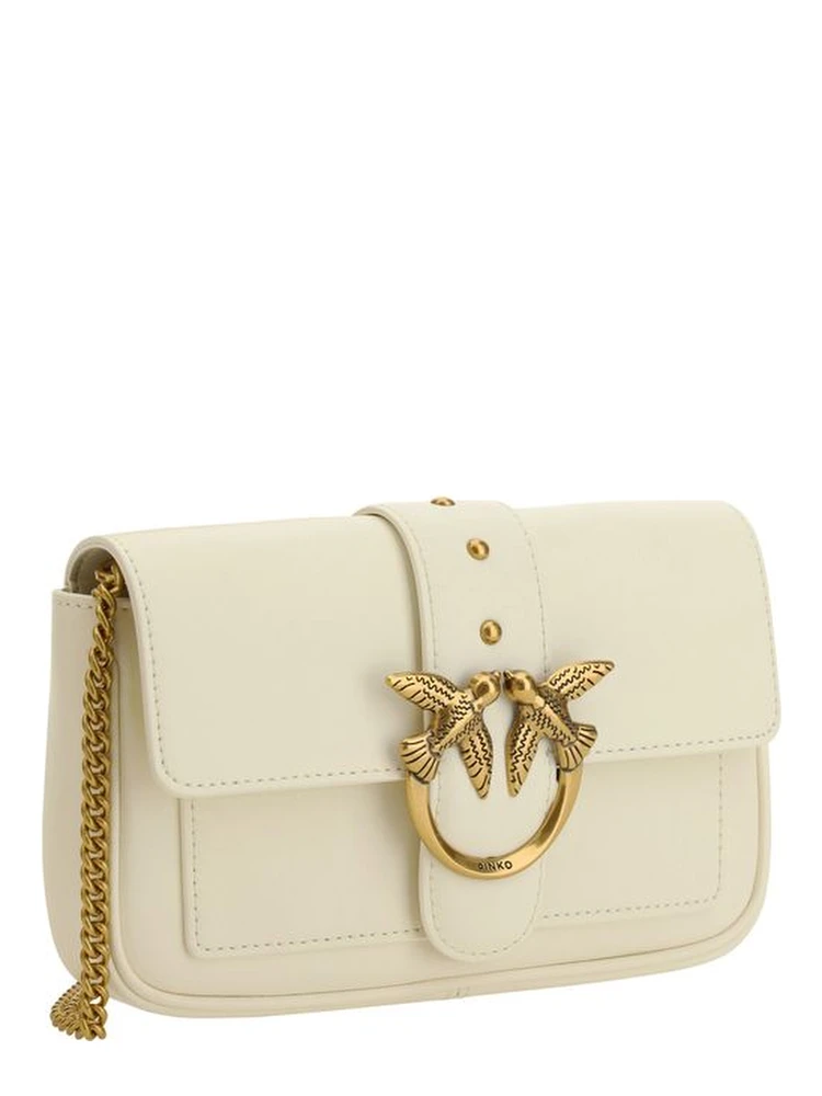 White Calf Leather Bos Taurus Shoulder Bag alternative