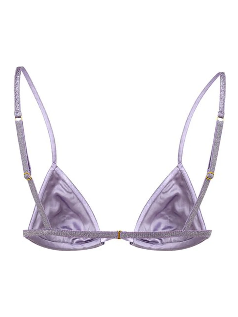 Purple Polyamide Bra