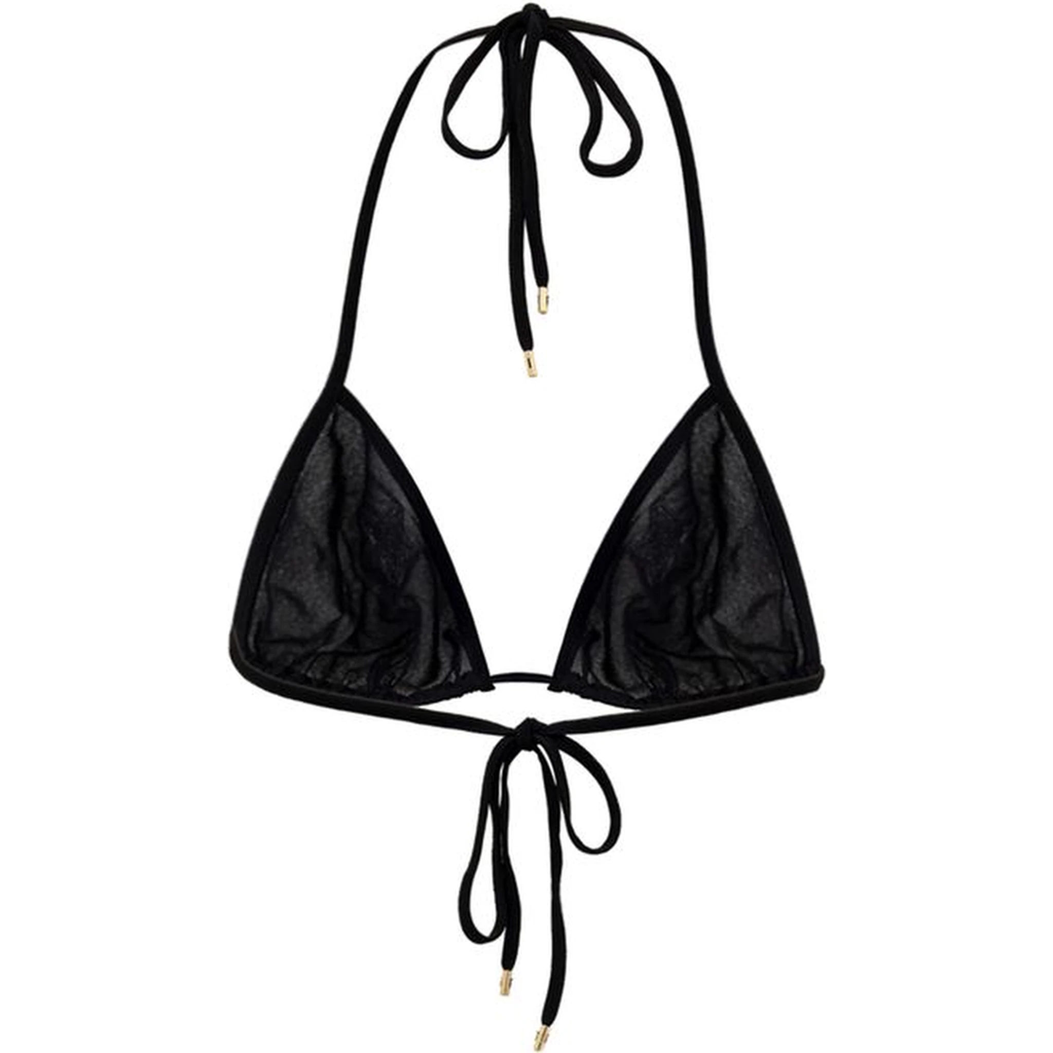 Black Viscose Bra