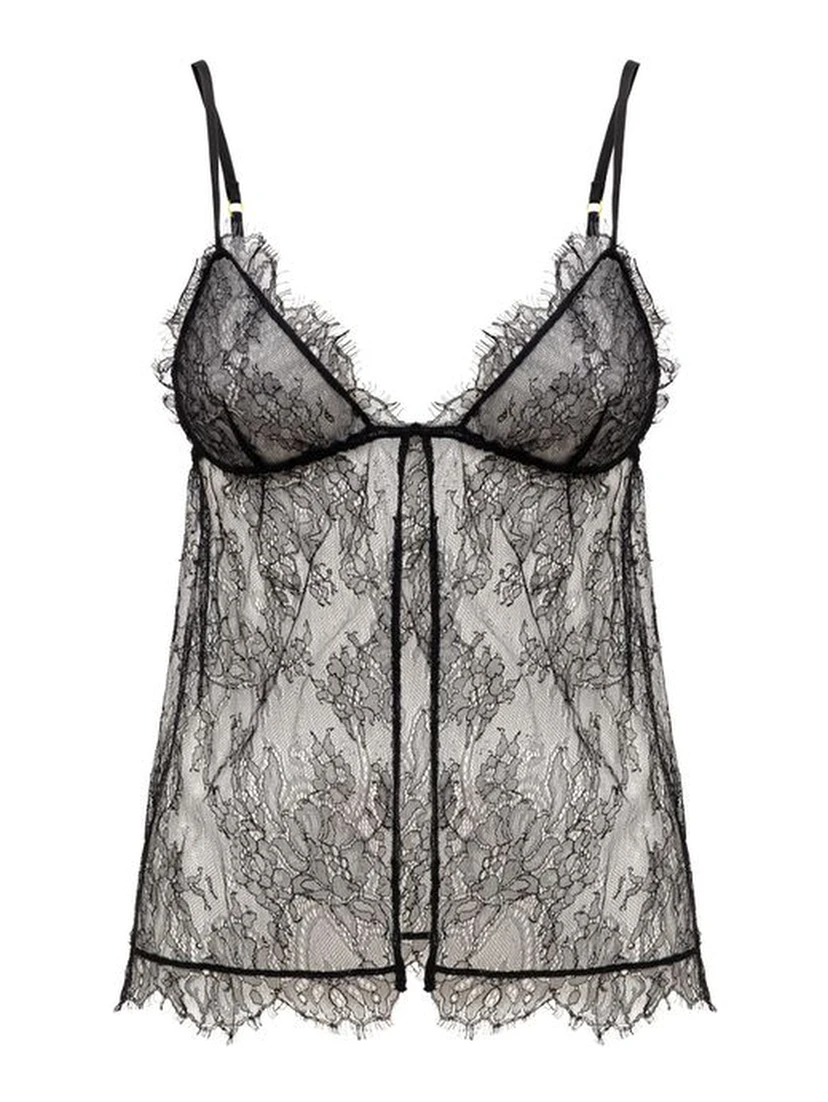 Black Polyamide Top