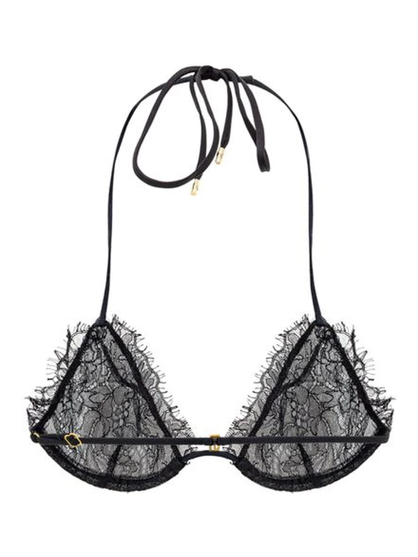 Black Polyamide Bra