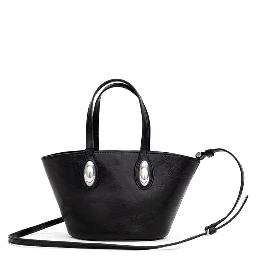 Black Leather Shoulder Bag