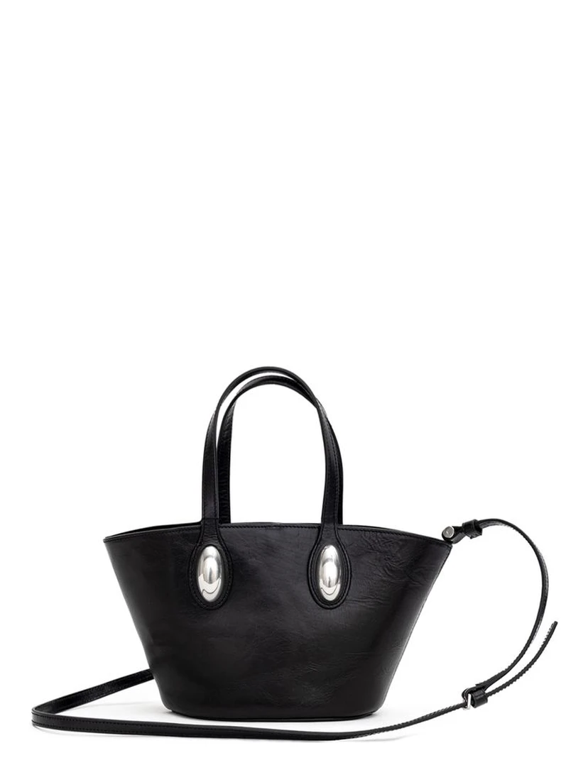 Black Leather Shoulder Bag