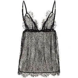 Black Polyamide Top