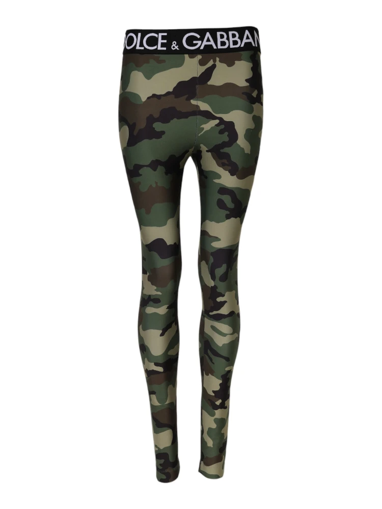 Multicolor Camouflage DG Waist Leggings Pants