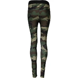 Multicolor Camouflage DG Waist Leggings Pants