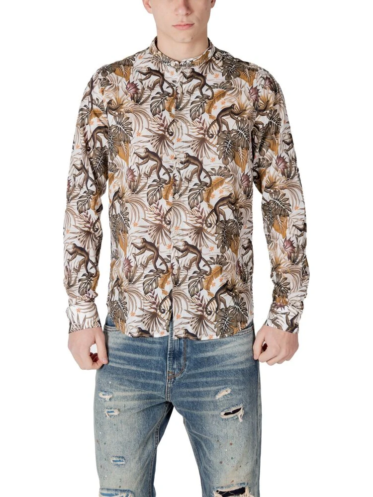 Multicolor Cotton Pattern Shirt