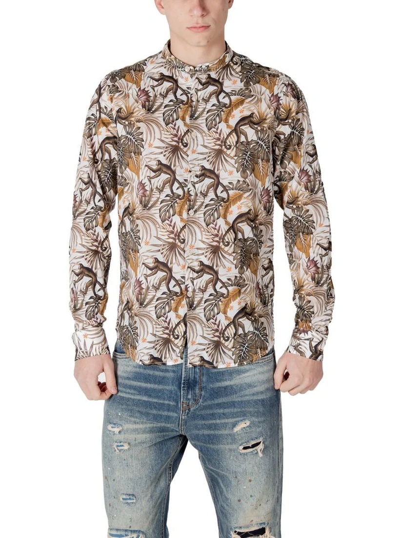 Multicolor Cotton Pattern Shirt