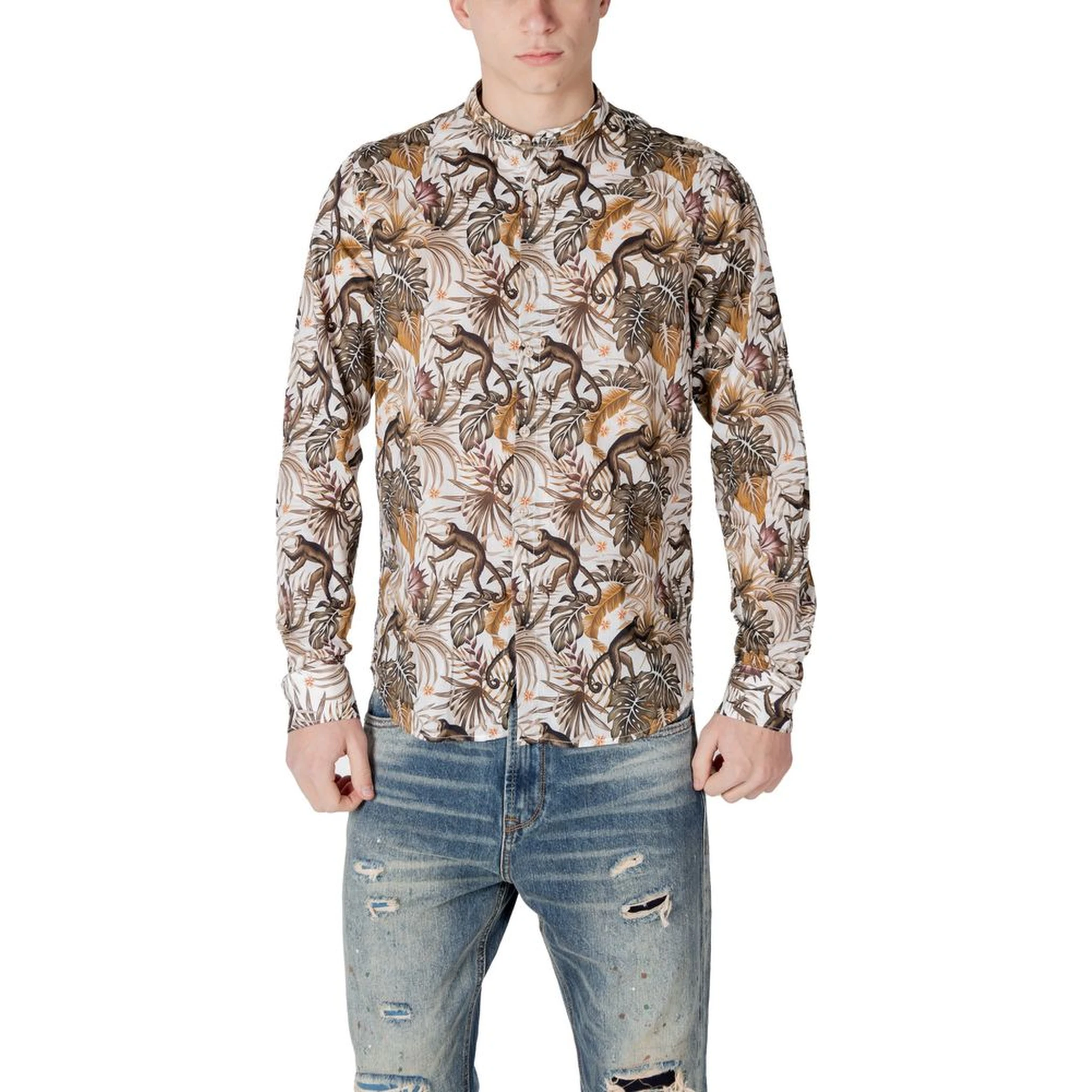Multicolor Cotton Pattern Shirt