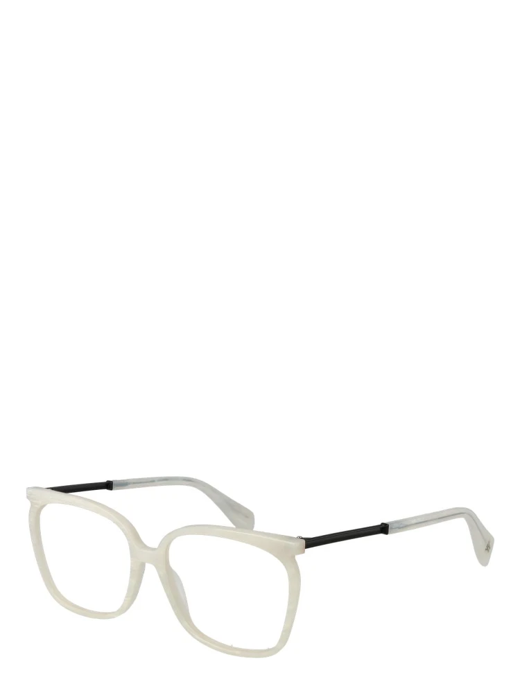 White Plastic Glasses (Frames)