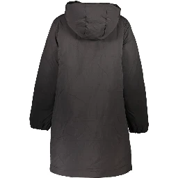 Black Polyester Jackets & Coat