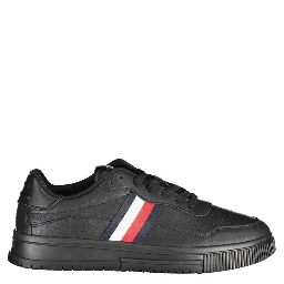 Black Polyester Sneaker