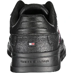 Black Polyester Sneaker