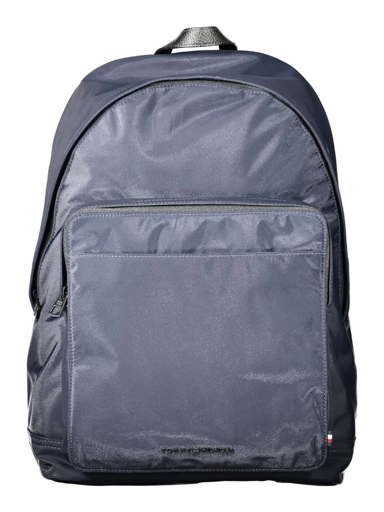 Blue Polyester Backpack