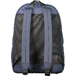 Blue Polyester Backpack