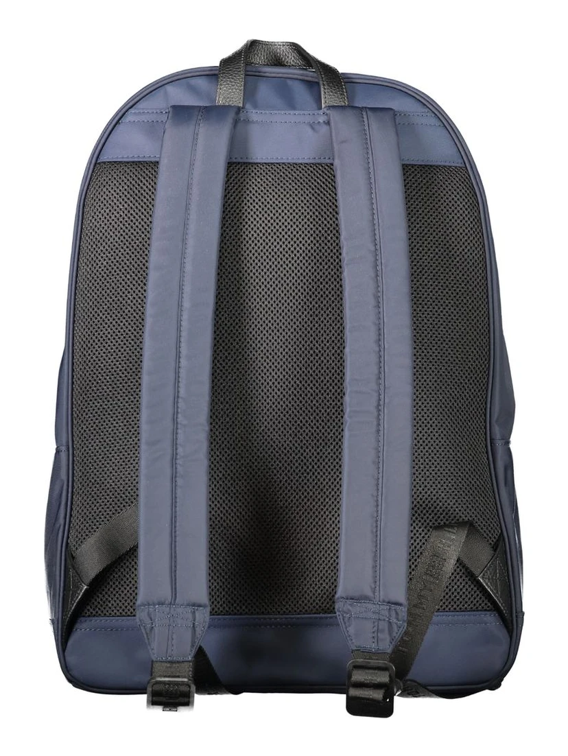 Blue Polyester Backpack