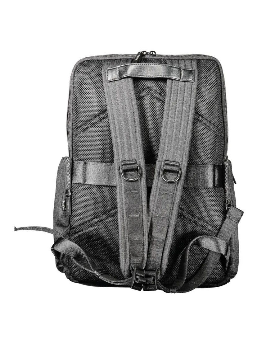 Black Polyester Backpack