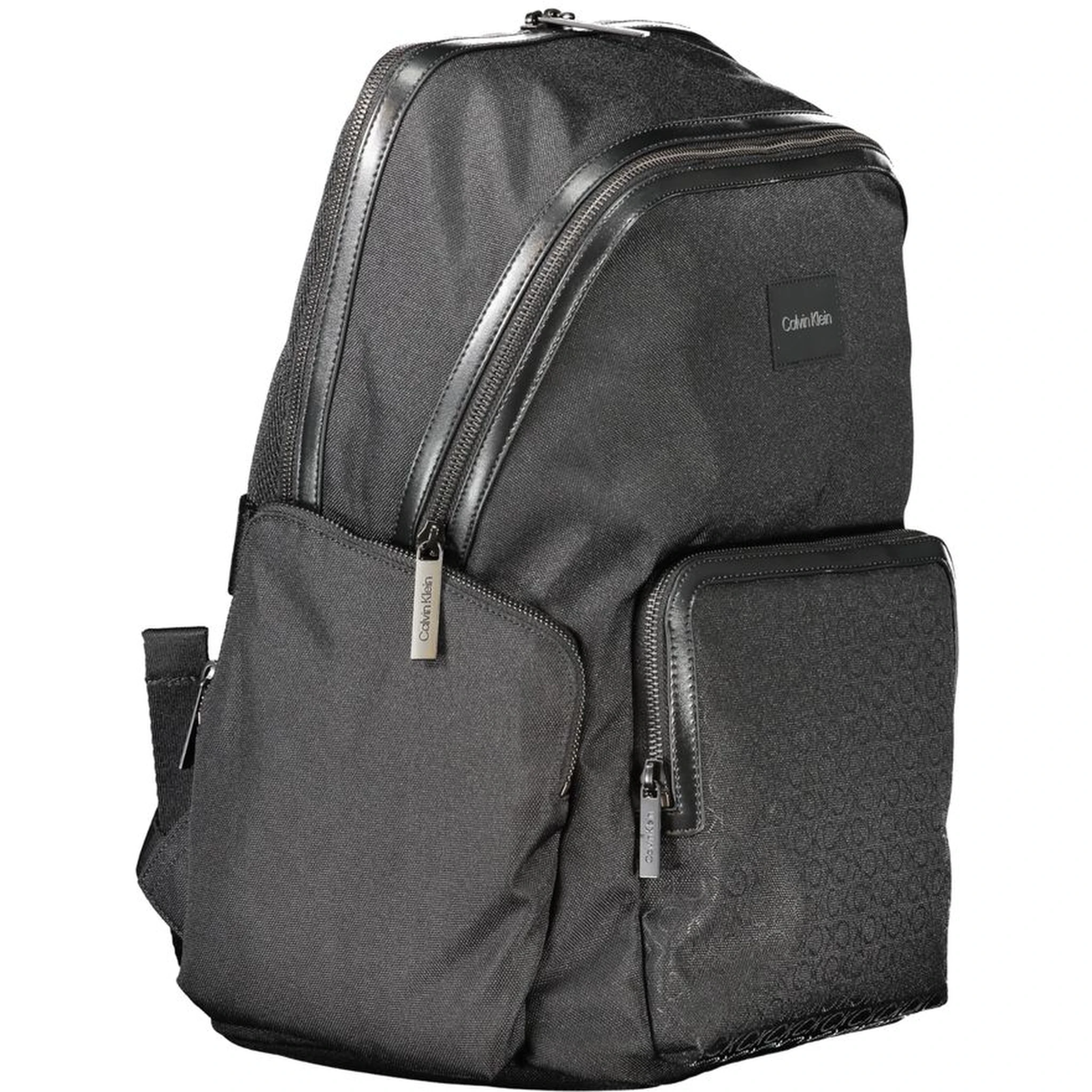 Black Polyester Backpack