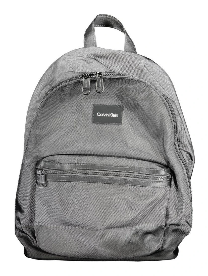 Black Polyester Backpack