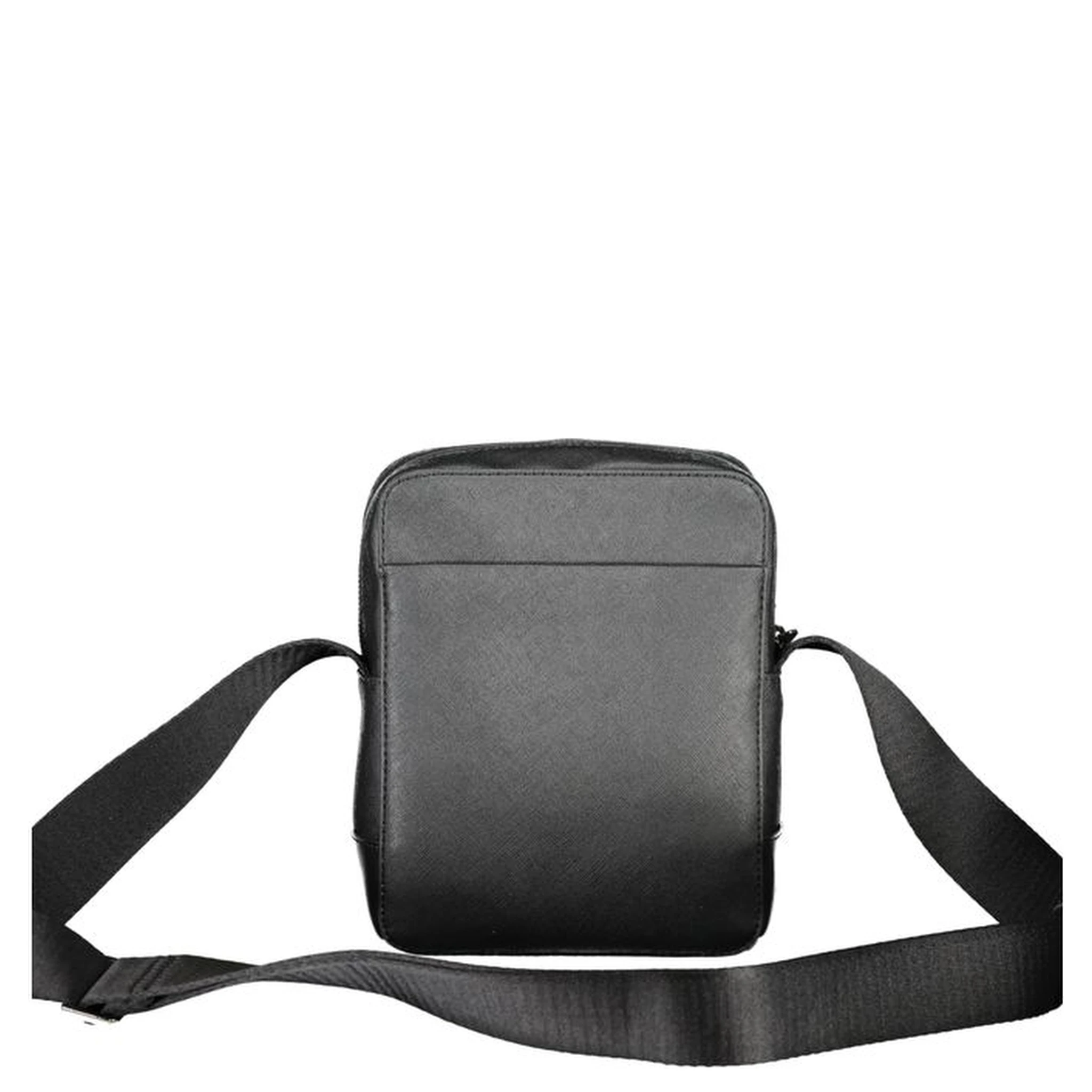 Black Polyester Shoulder Bag