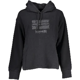 Black Cotton Women Sweater