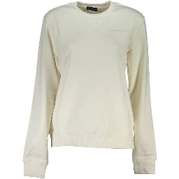 White Cotton Women Sweater
