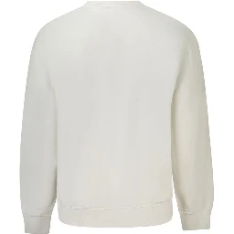 White Cotton Men Sweater