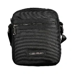 Black Polyester Shoulder Bag