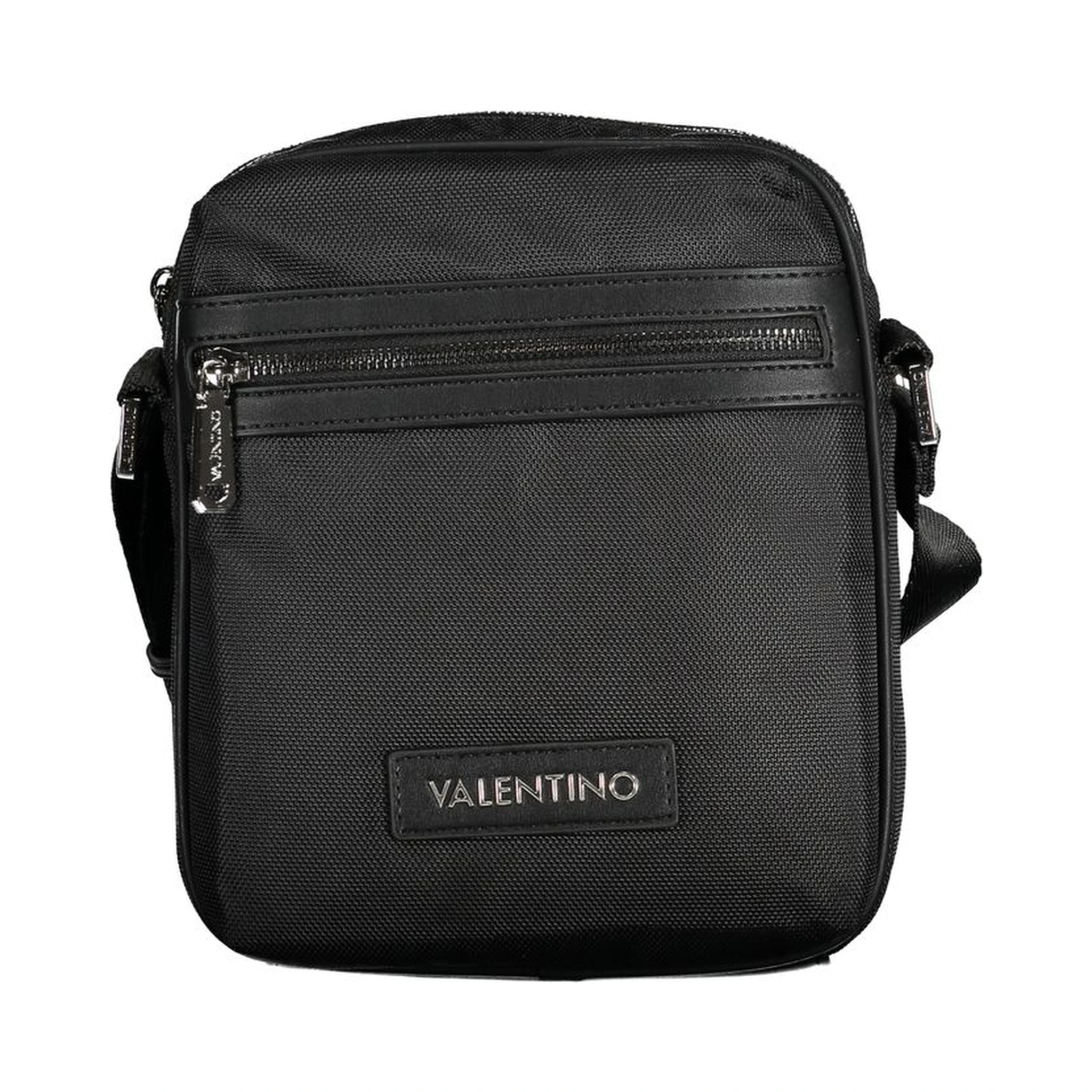 Black Polyester Shoulder Bag