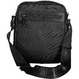 Black Polyester Shoulder Bag