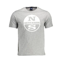 Gray Cotton T-Shirt