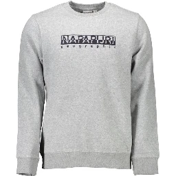 Gray Cotton Men Sweater