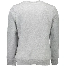 Gray Cotton Men Sweater