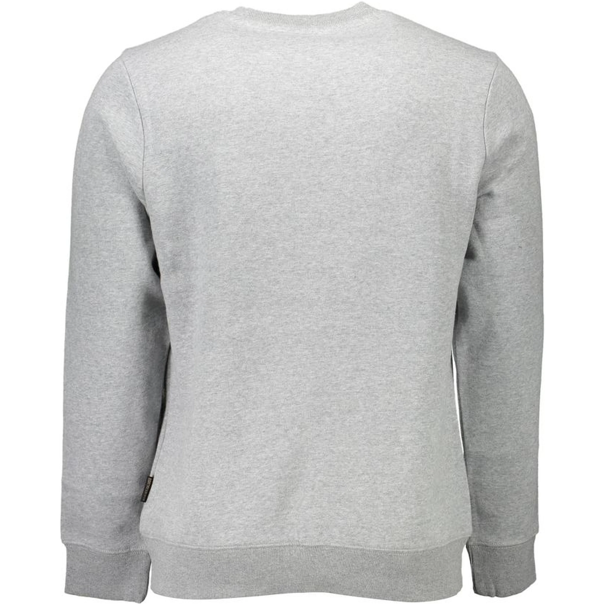 Gray Cotton Men Sweater