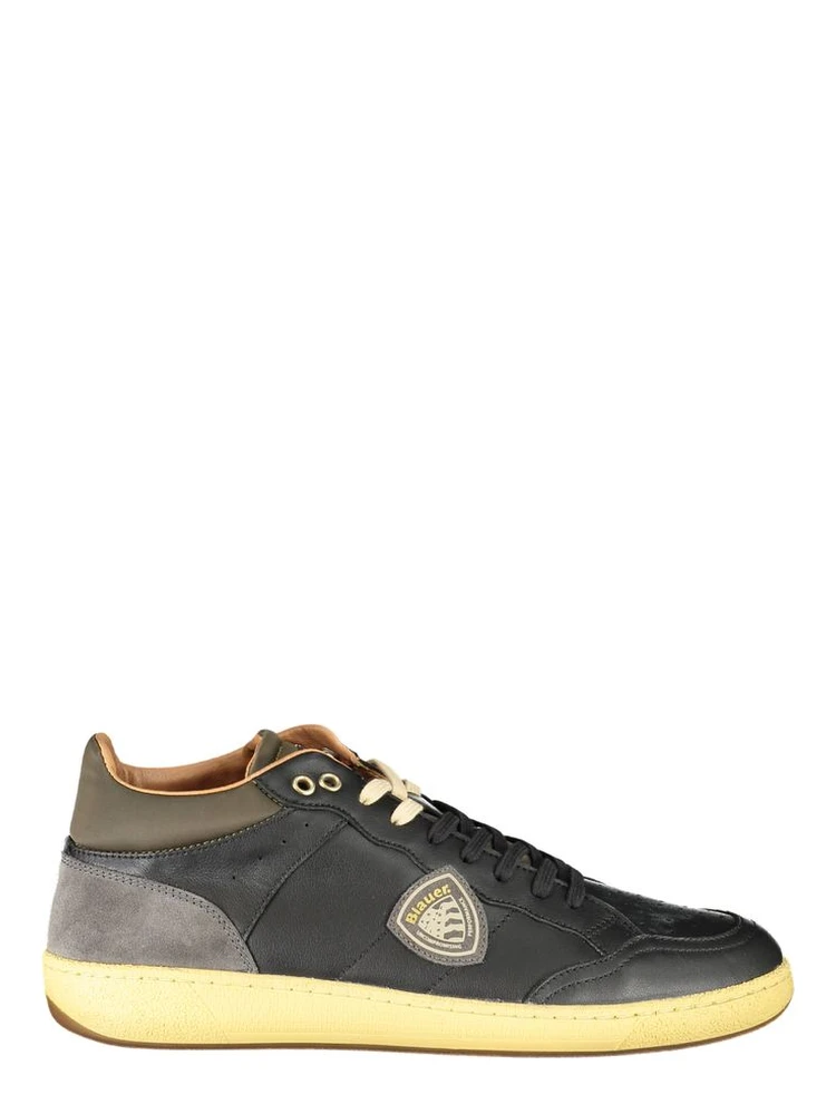 Black Polyester Sneaker