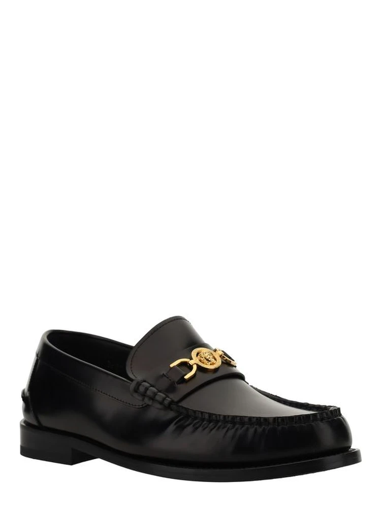Black Calf Leather Bos Taurus Slip-On Loafers alternative