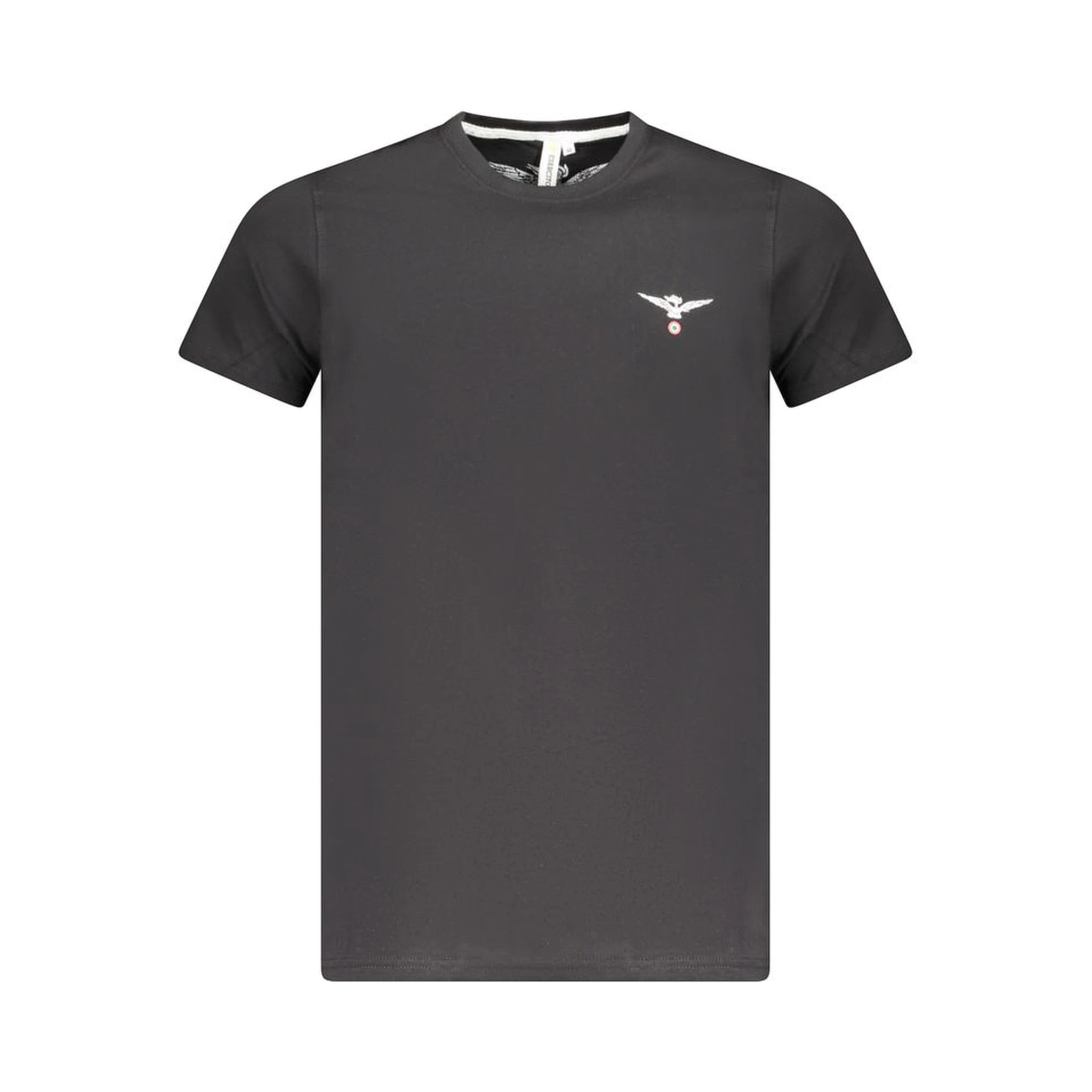 Black Cotton Men's T-Shirt
