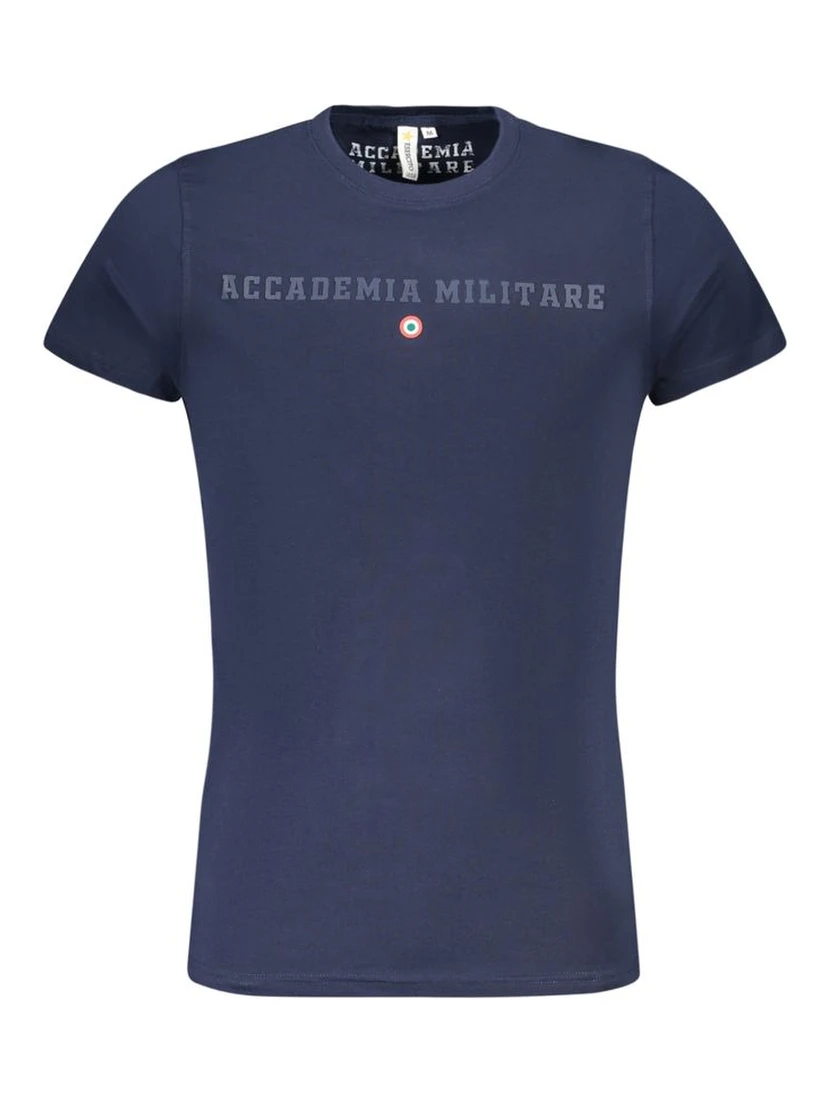 Blu Cotton Men T-Shirt
