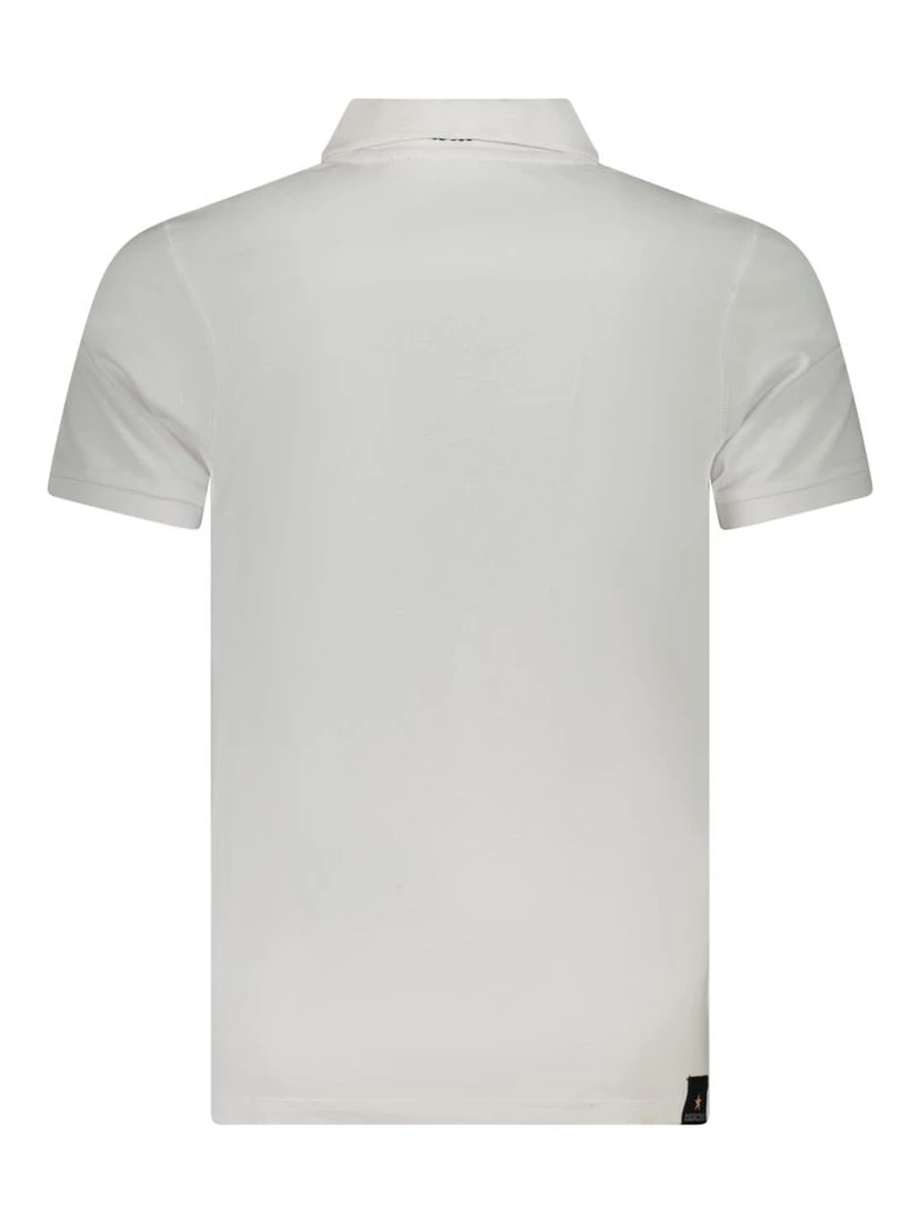 White Cotton Mens Polo Shirt