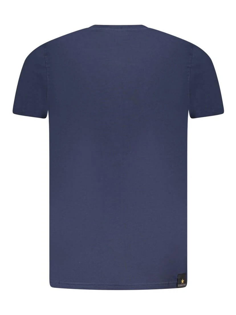 Blu Cotton Male T-Shirt