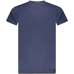 "Blue Cotton Men's T-Shirt"